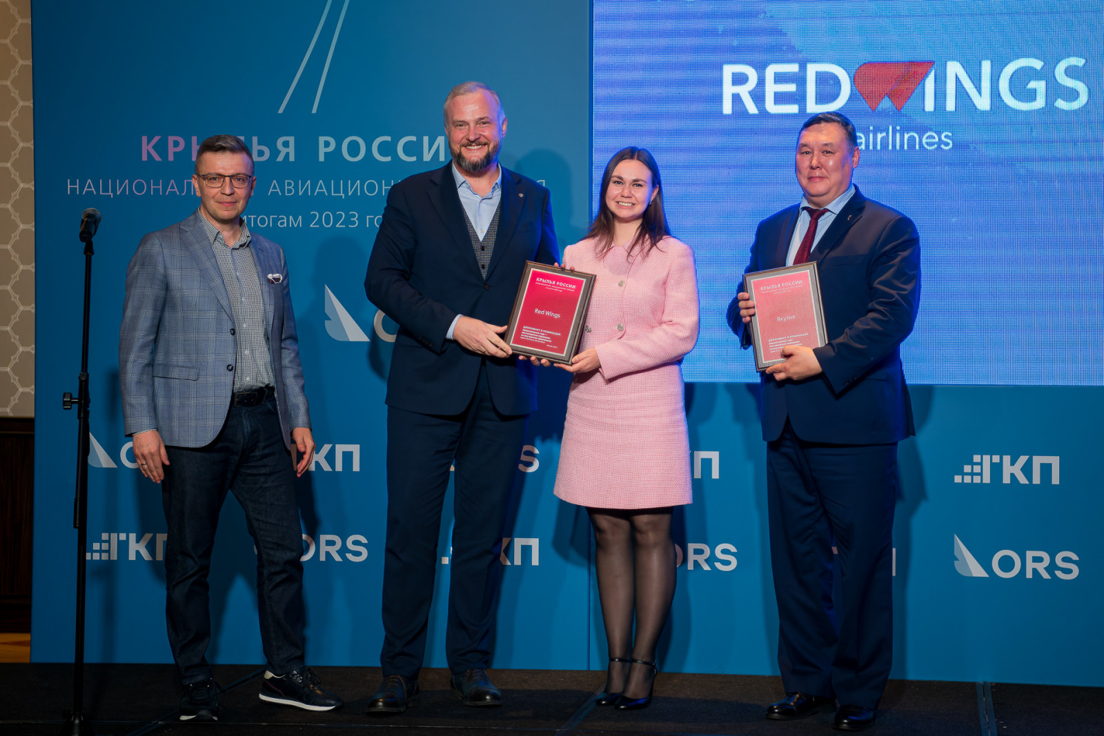Российская авиакомпания Red Wings стала дипломантом национальной премии «‎Крылья России» 